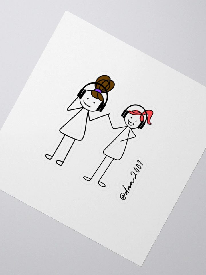 Dallas and Andrea Sticker product image (2)