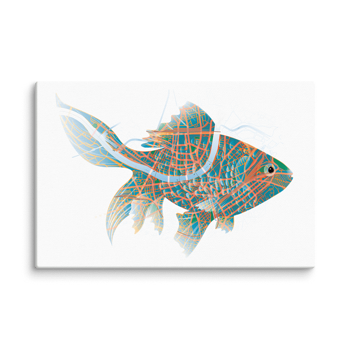 SÜSSWASSERFISCH • CANVAS Poster product image (1)