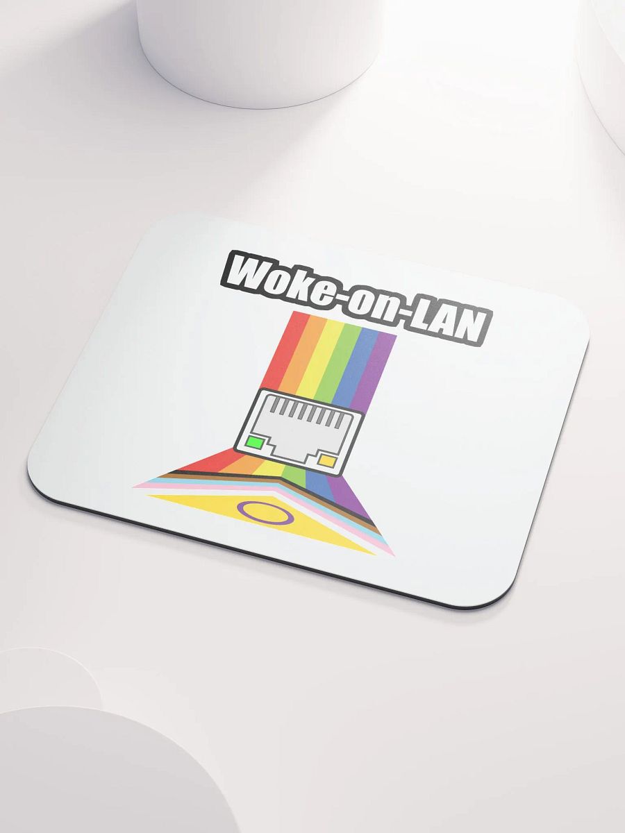 Woke on LAN Mouse Pad (White) product image (3)