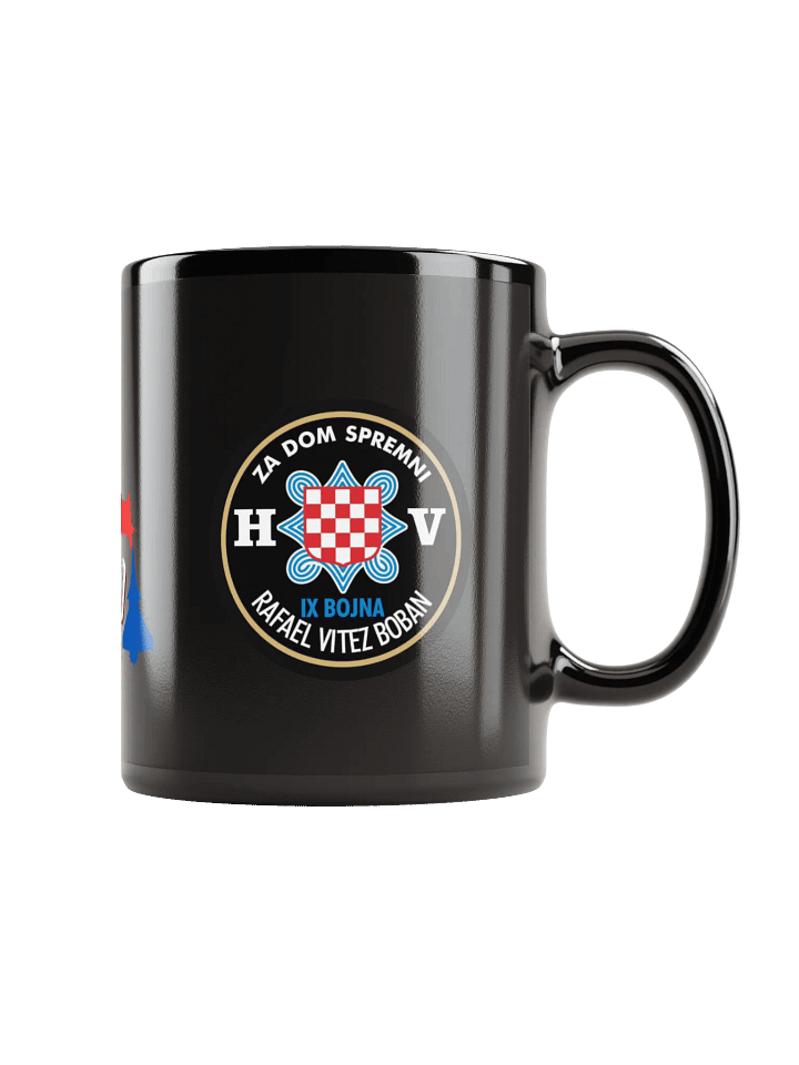 IX Bojna Rafael Vitez Boban Black Glossy Mug product image (2)