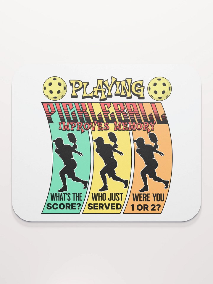 Playing Pickleball Improves Memory Ribbon Boost Mouse Pad product image (1)
