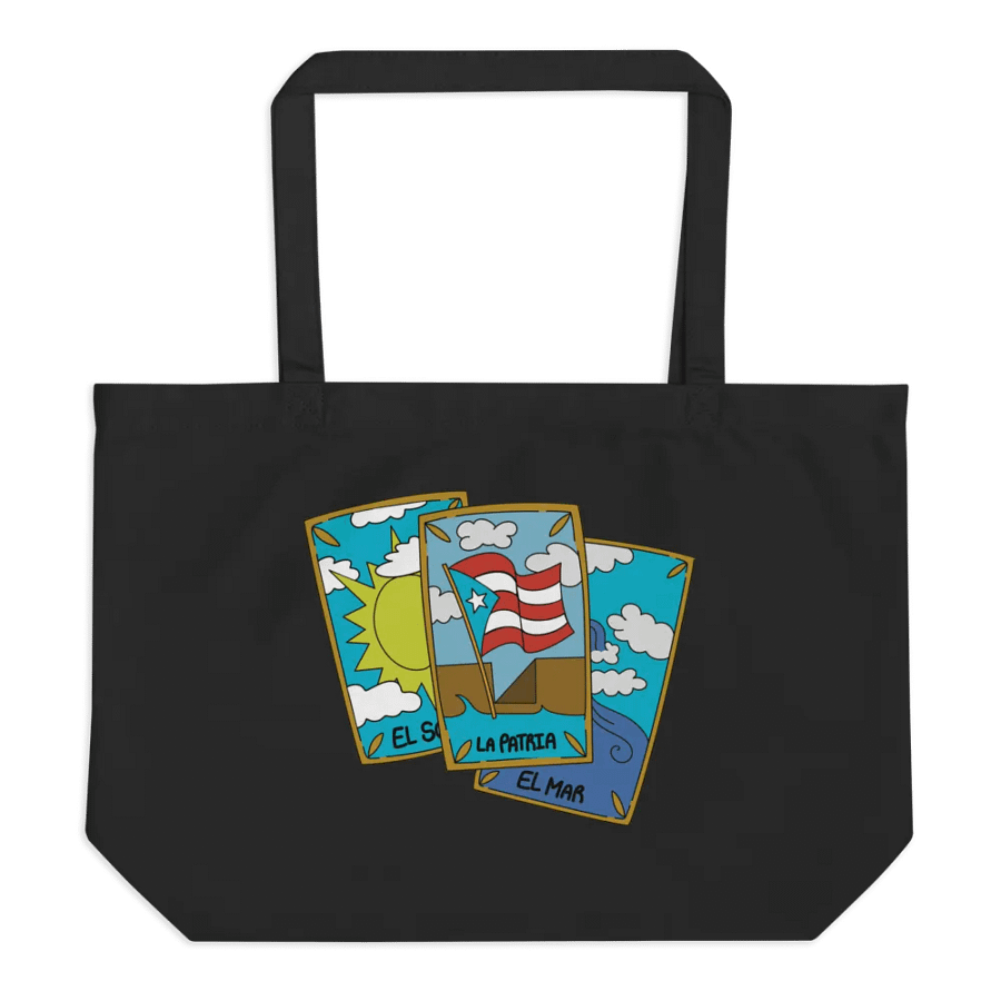 Borinken Tarot Tote Bag - El Sol, El Mar, La Patria product image (1)