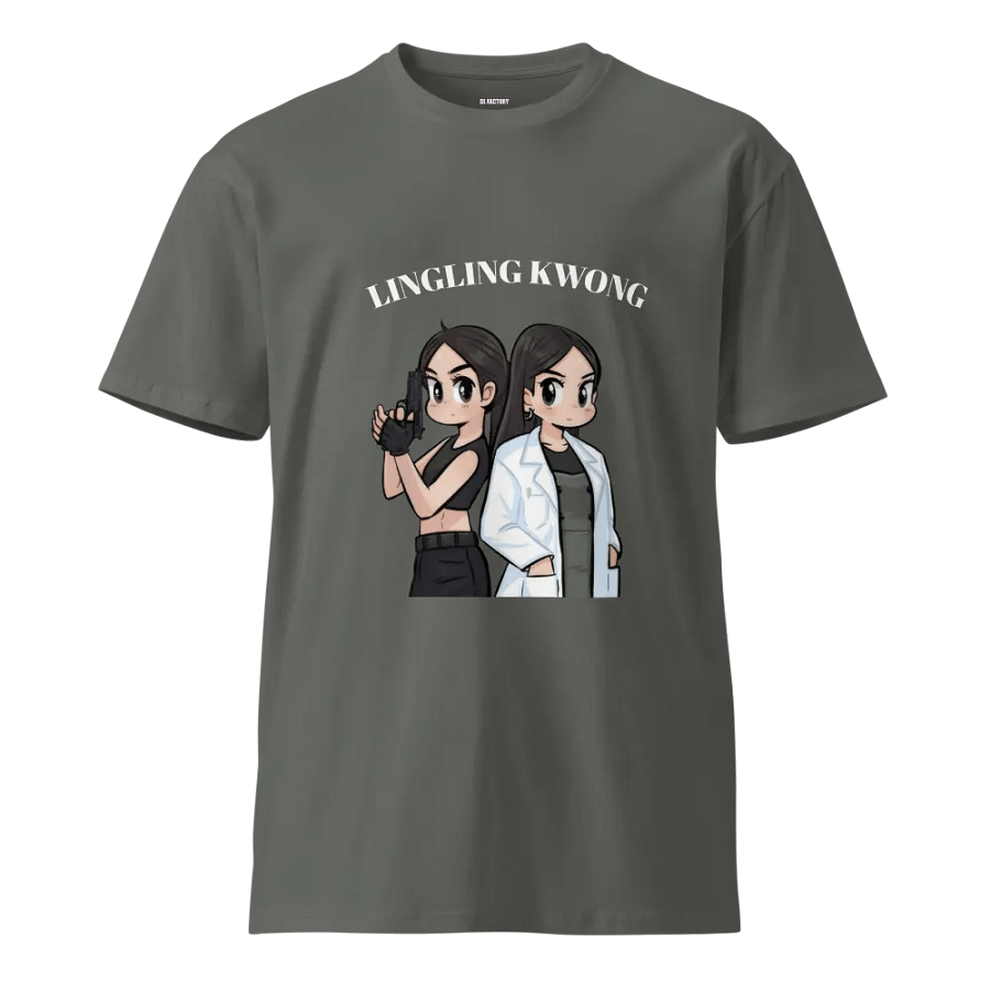 Lingling Kwong Grey Unisex Premium T Shirt product image (5)
