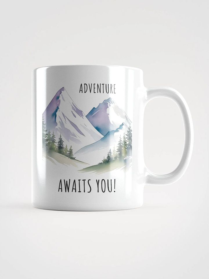 mountain art, wanderlust, motivational quote, adventure awaits, travelers, going away gift, travel girl, free spirit, boho, bohemian print product image (1)