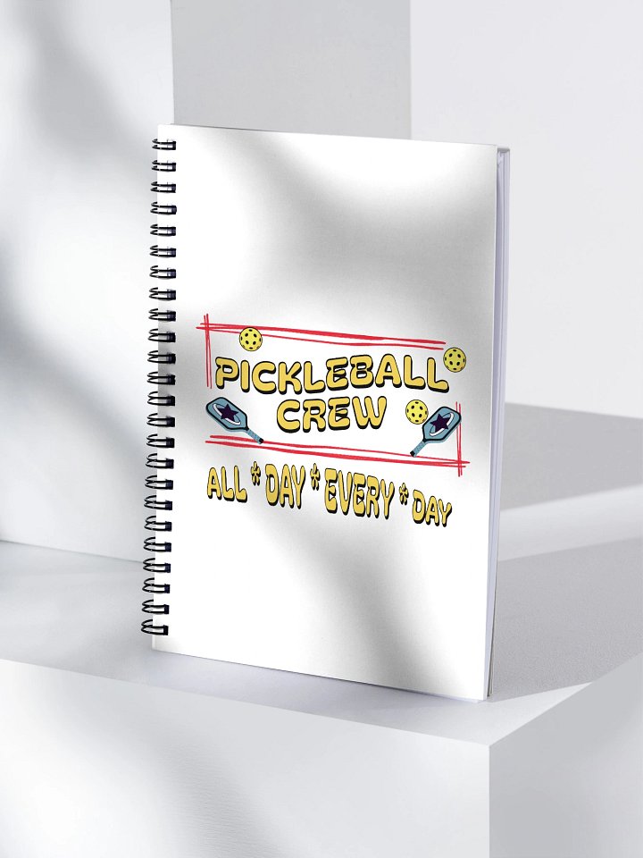 Pickleball Crew All Day Every Day Spiral Notebook product image (1)