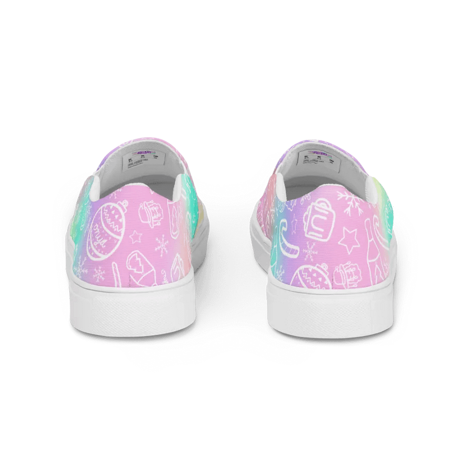 Limited Edition Christmas Tie Die Womens Slip-On Shoes product image (4)