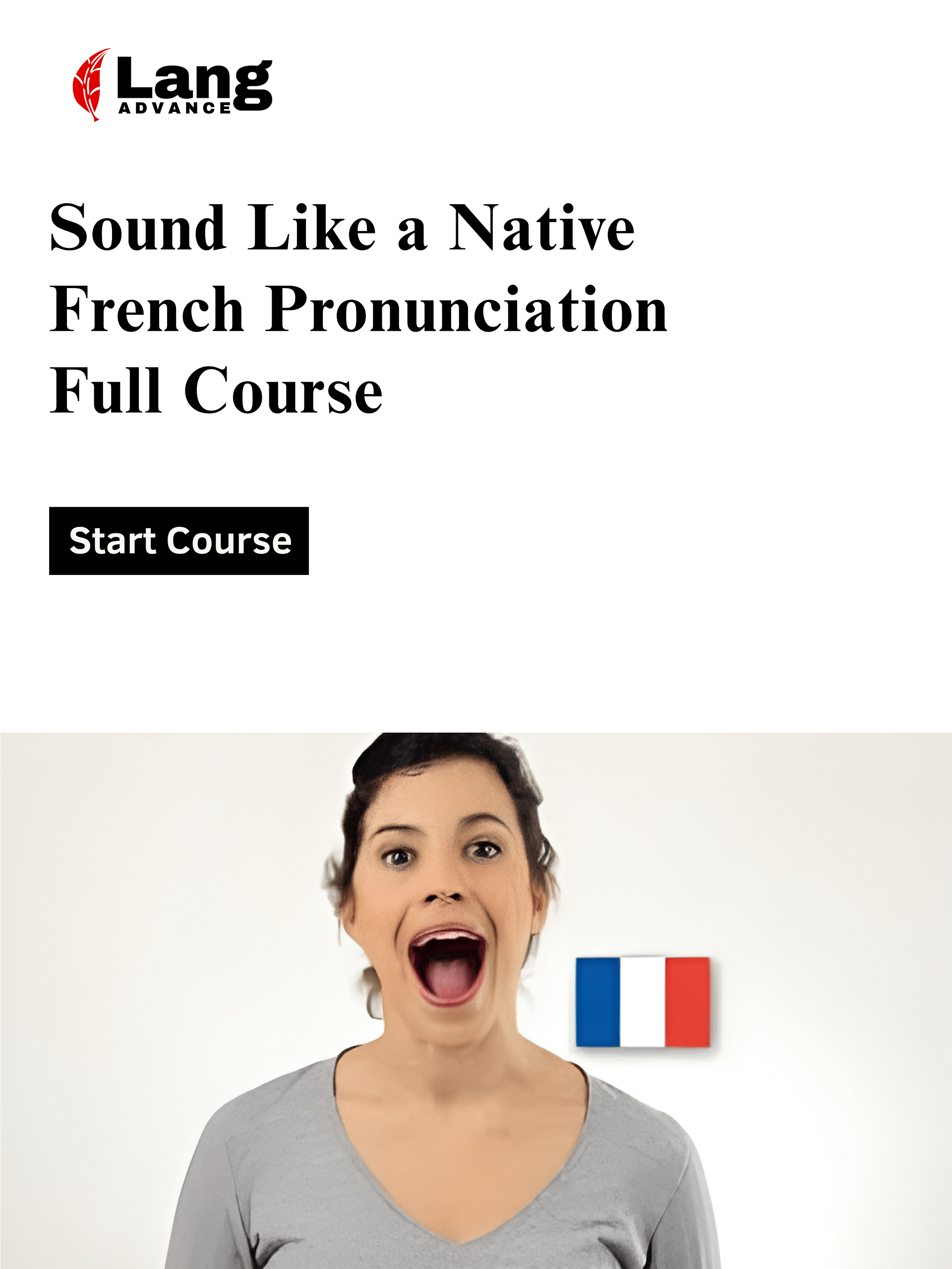 Sound Like a Native - French Pronunciation Full Course (HD) product image (1)