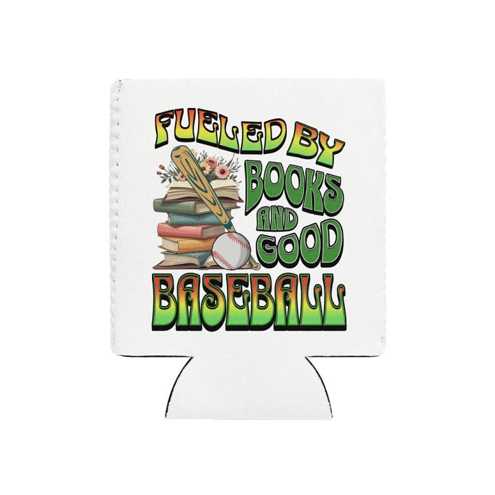 Fueled By Books And Good Baseball Literary Ballgame Can Cooler product image (1)