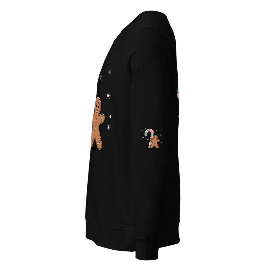 Festive Candy Cane and Gingerbread Man Sweatshirt product image (18)