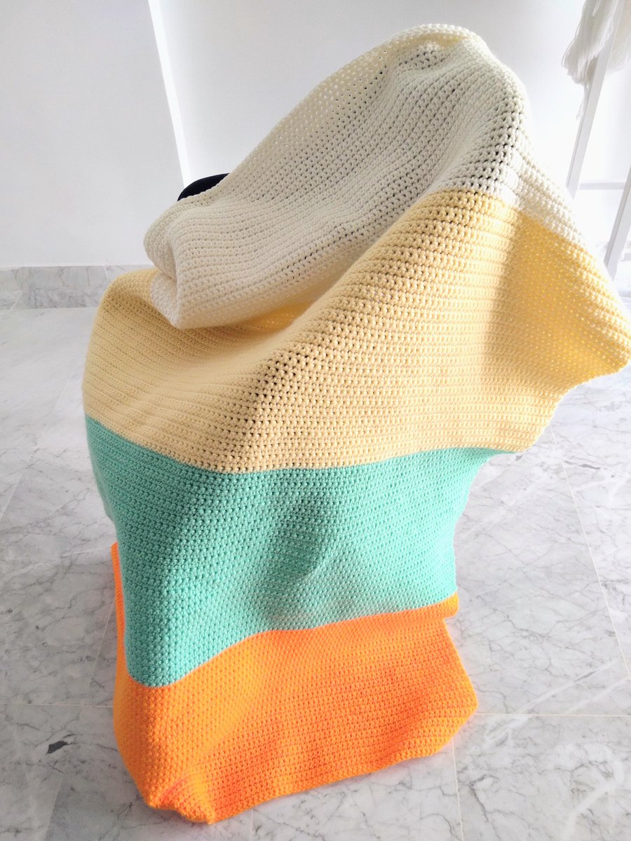 Single crochet blanket pdf pattern product image (2)