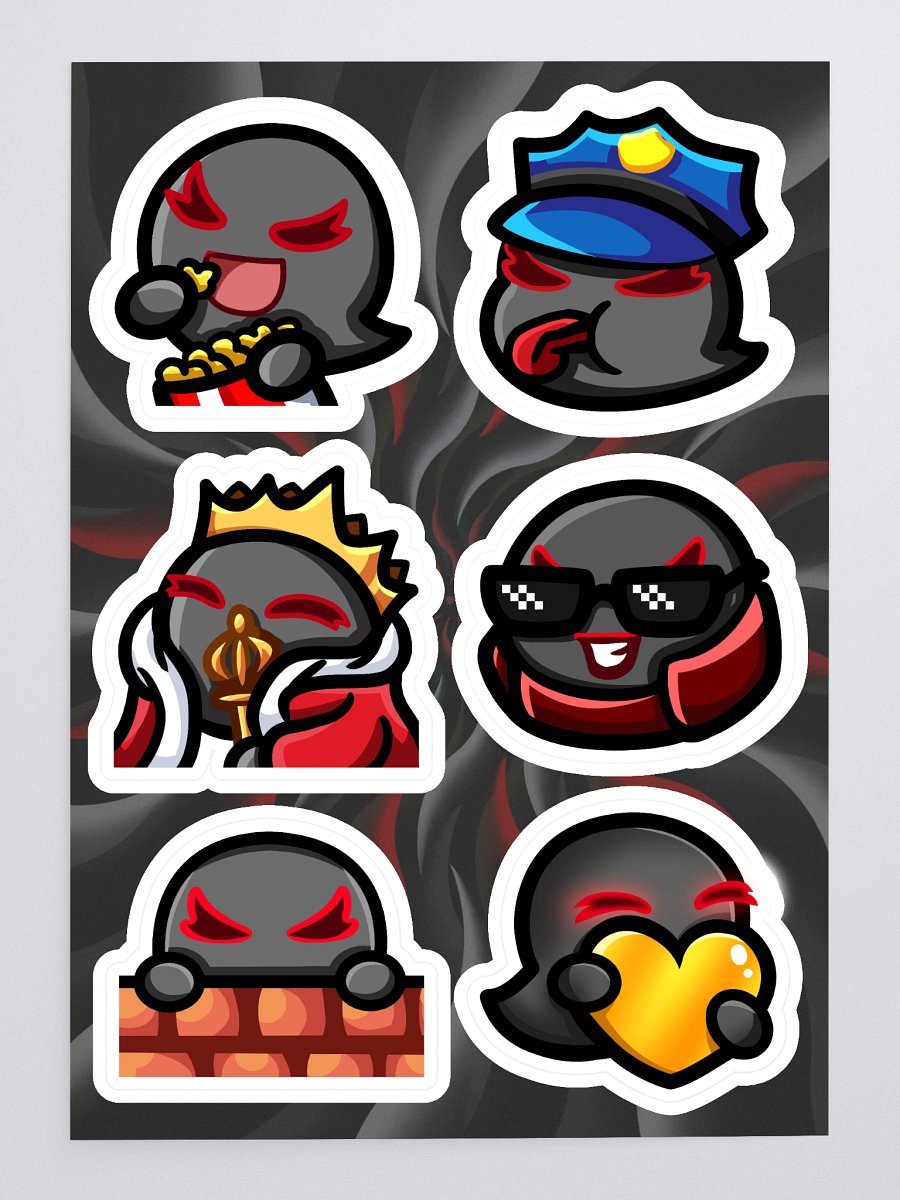 Emote Sticker Sheet 3 product image (2)