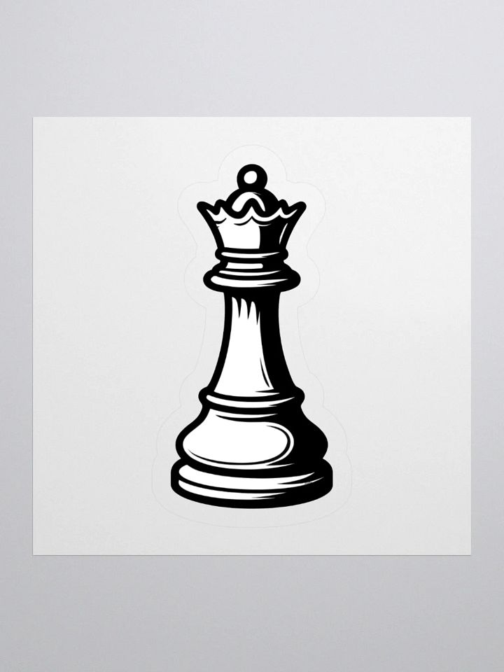 Classic Chess Queen Sticker product image (3)