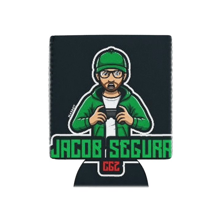 Jacob segura CGZ Game On Can Cooler - Personalized Neoprene Drink Sleeve product image (1)