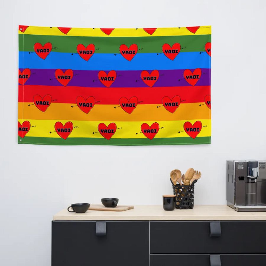 I Love Yaoi Flag product image (6)