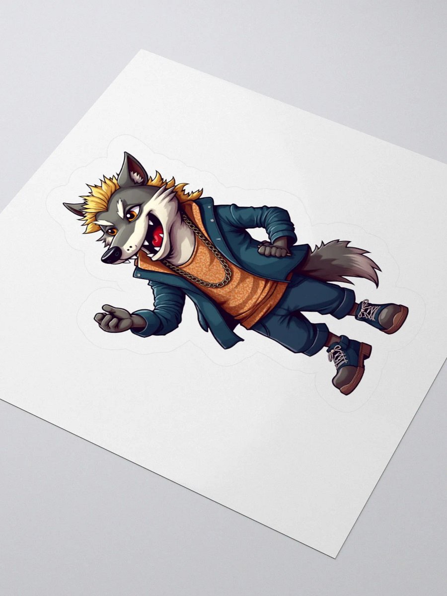 Big Bad Wolf Wolf Kiss Cut Stickers product image (7)