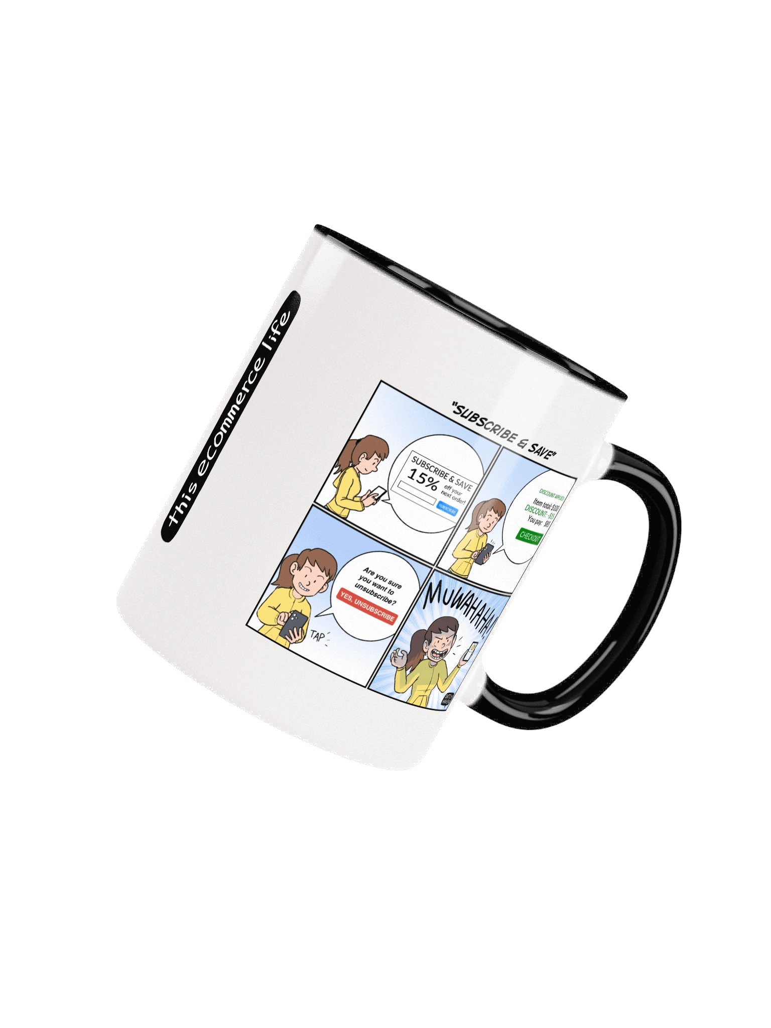 "Subscribe & save" mug product image (7)