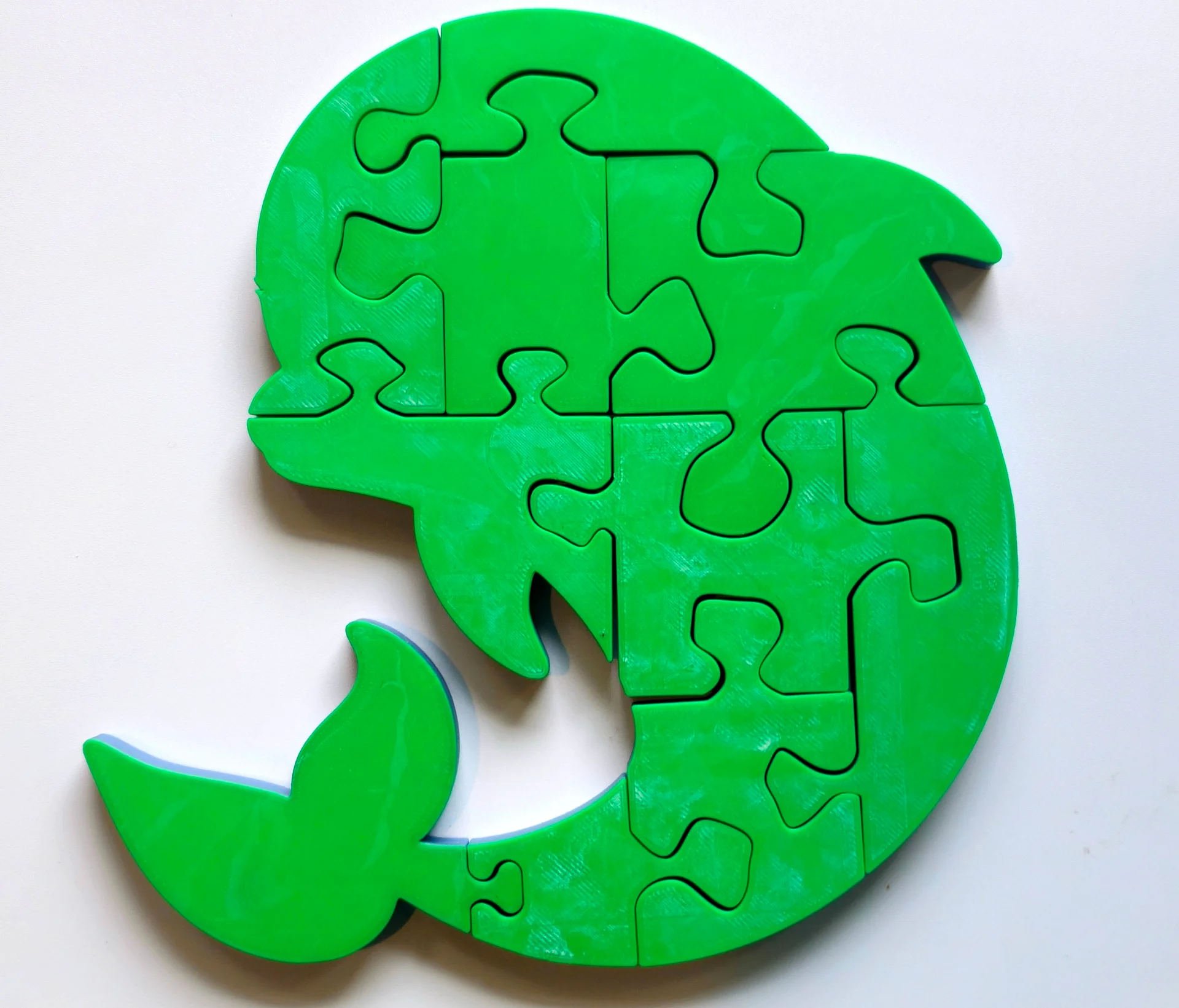 Dolphin 3D Printed Jigsaw Puzzle – Dive into a Splash of Fun! product image (3)
