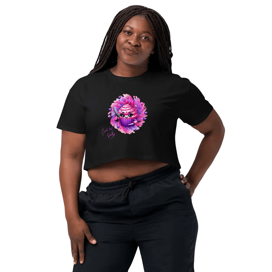 Sweet But Deadly Swirl Crop Tee product image (2)