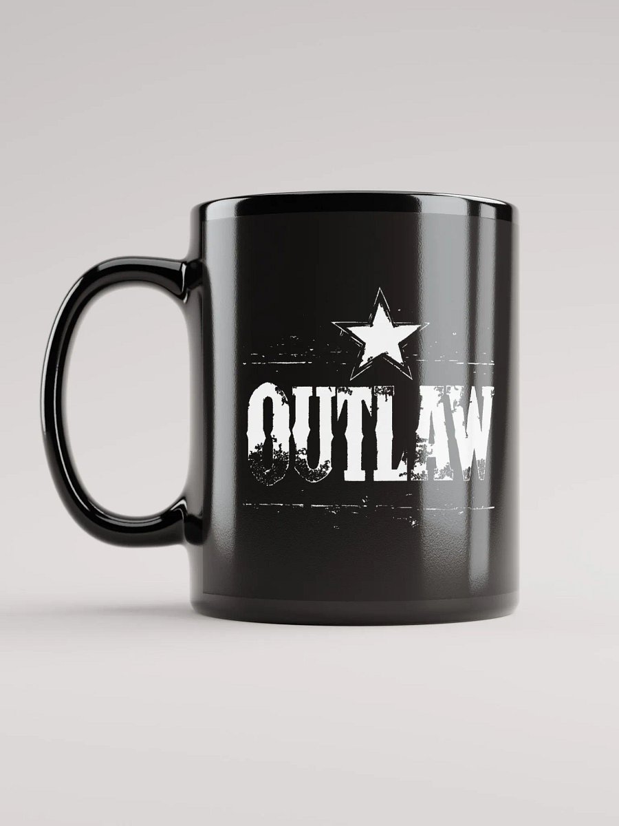 "Outlaw" Mug White Lettering product image (6)