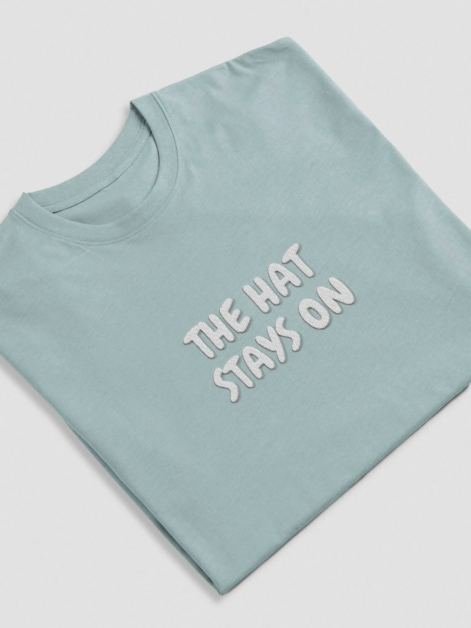 The Hat stays ON Tee (EMBROIDERED) product image (10)