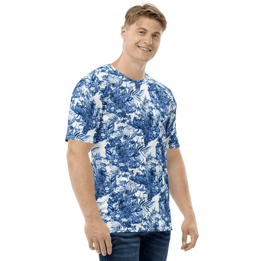 Azure Jungle | Crew Neck T-Shirt product image (4)