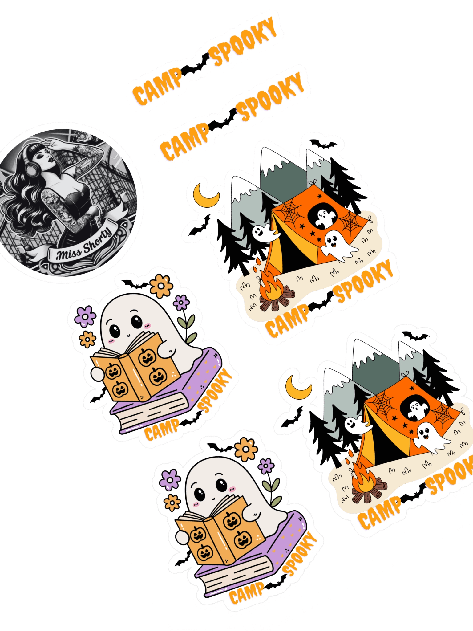 Camp Spooky Sticker Sheet product image (1)