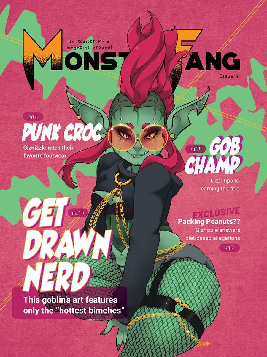 Giz Monster Fang print product image (9)