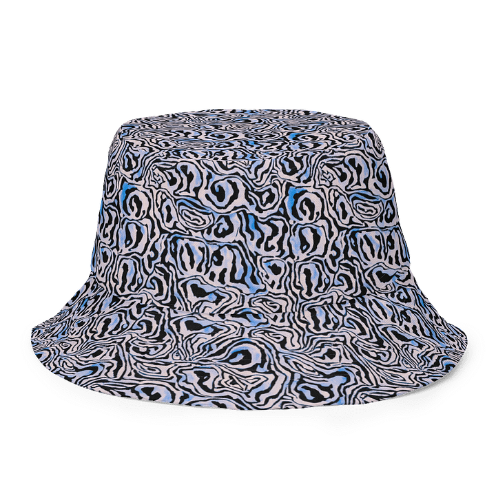 Blue Black Snake Pattern Hat product image (1)