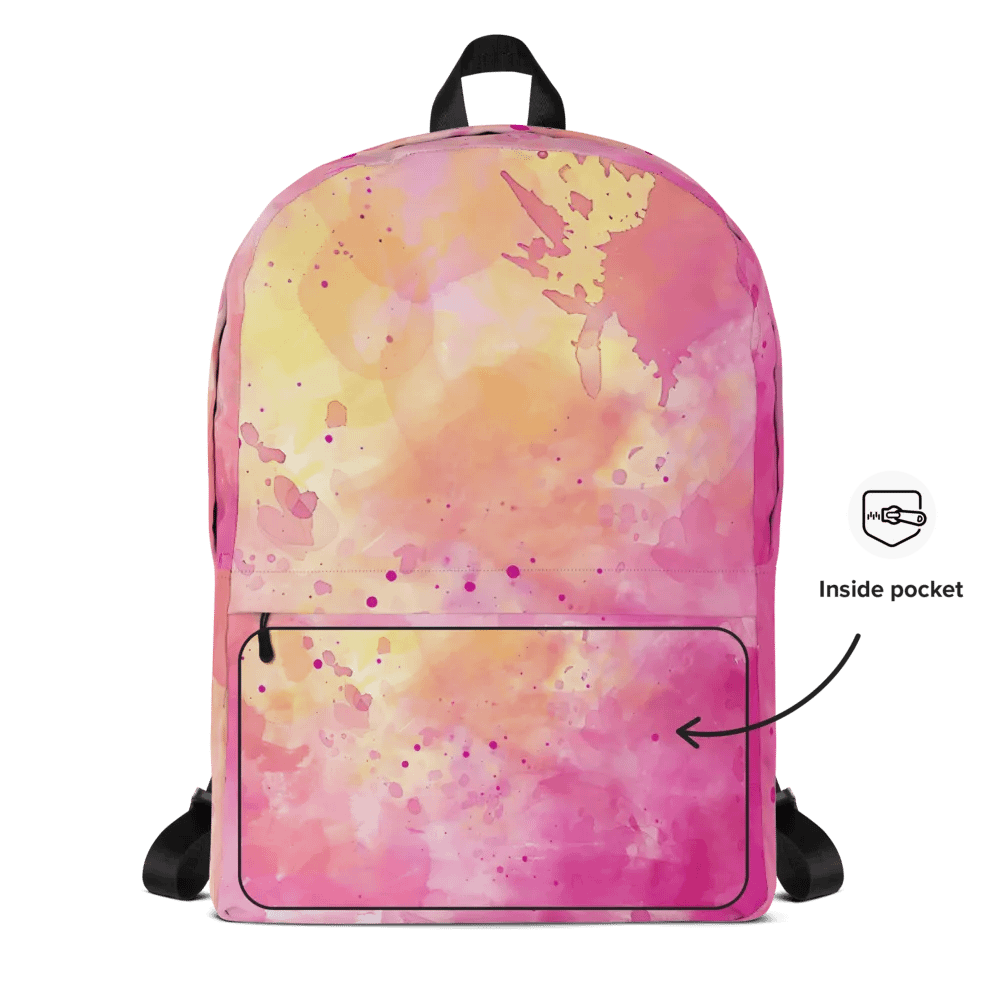 Watercolour Splatter All-Over Backpack product image (5)