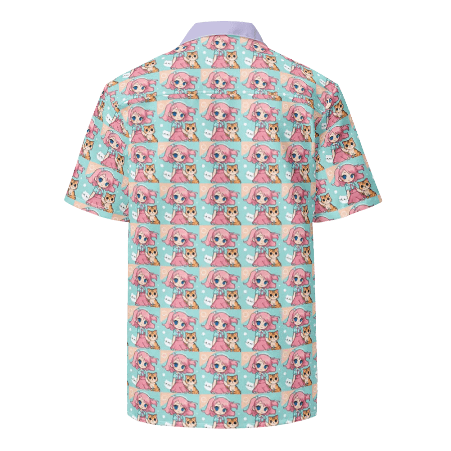 Cheerful Cat Hawaiian Shirt product image (2)