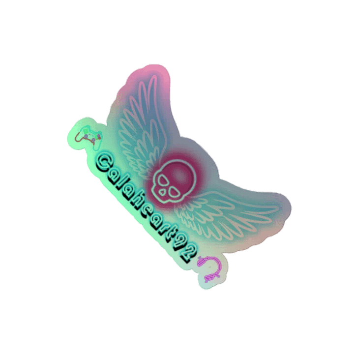 calaheart neon logo sticker product image (2)