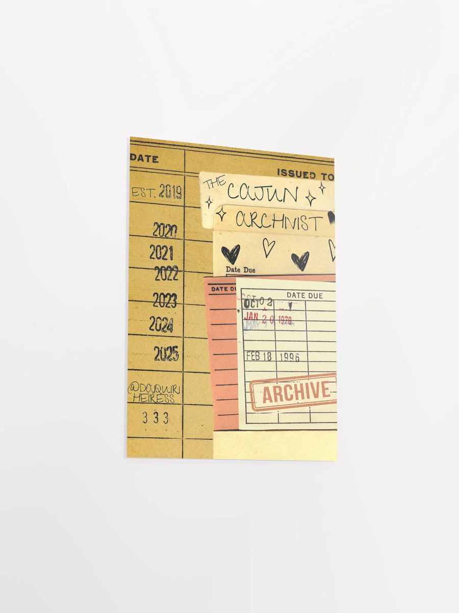 THE CAJUN ARCHIVIST PRINT product image (15)