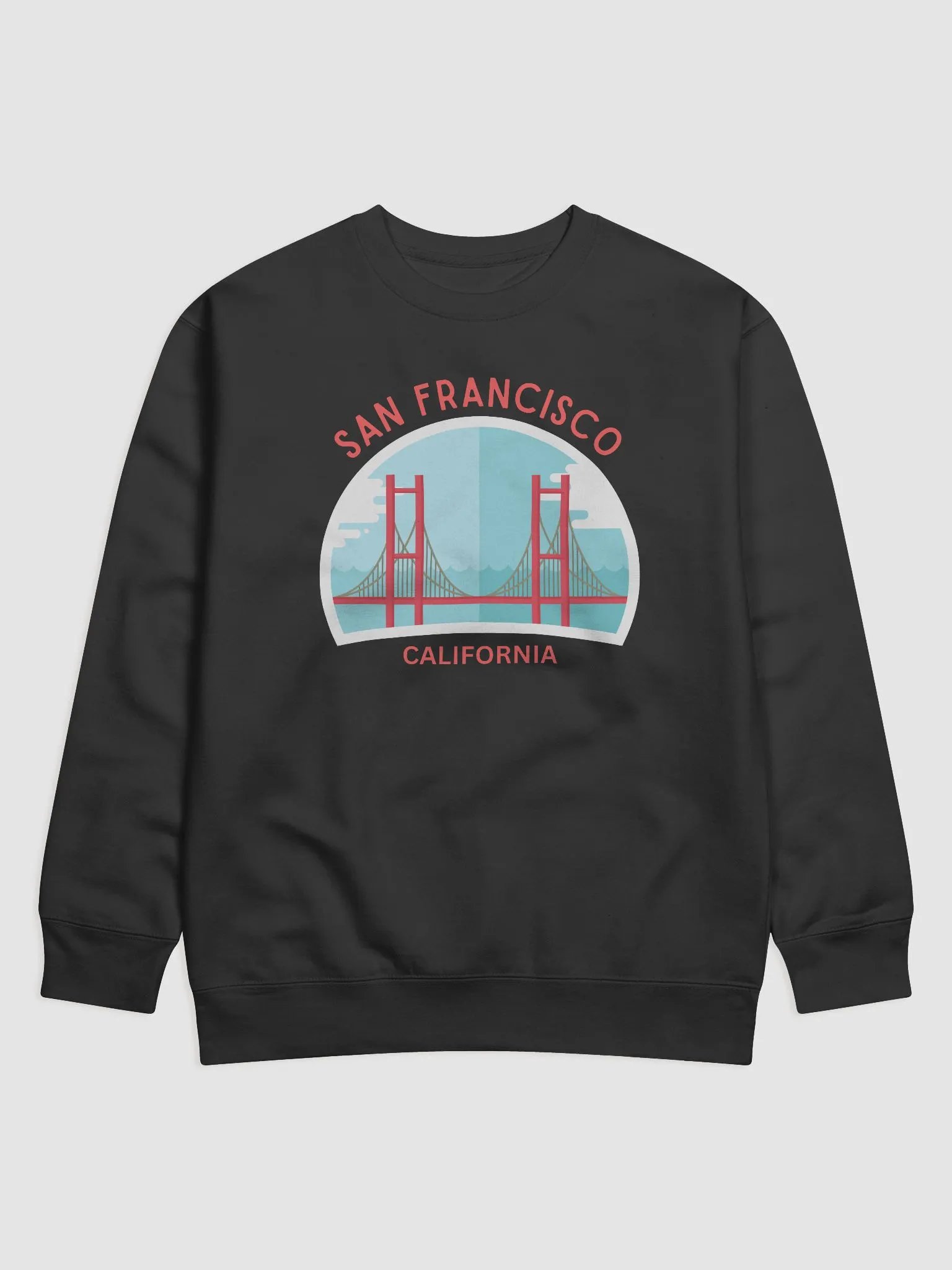San Francisco, Golden Gate Bridge Premium Sweatshirt by Cotton Heritage product image (4)