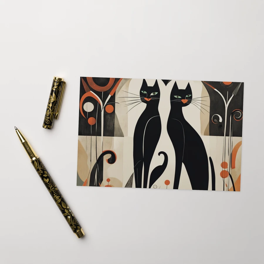 Black & Orange Love Cats product image (10)