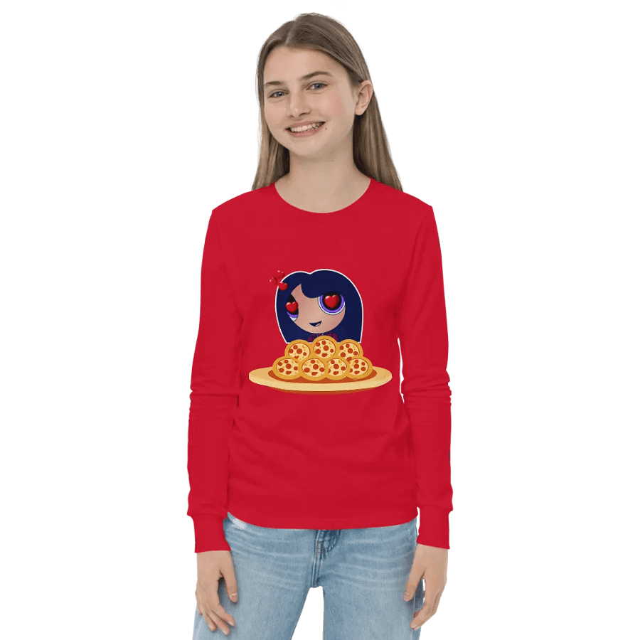 Youth Pizza Love Long Sleeve Top product image (5)