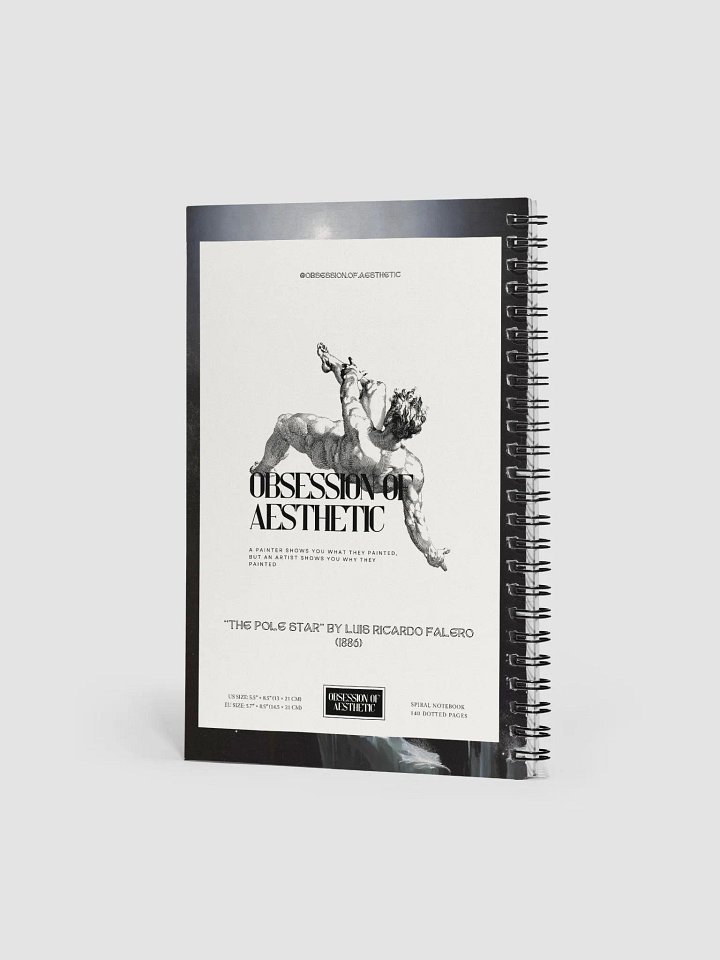 ''The Pole Star'' by Luis Ricardo Falero Spiral Notebook product image (2)