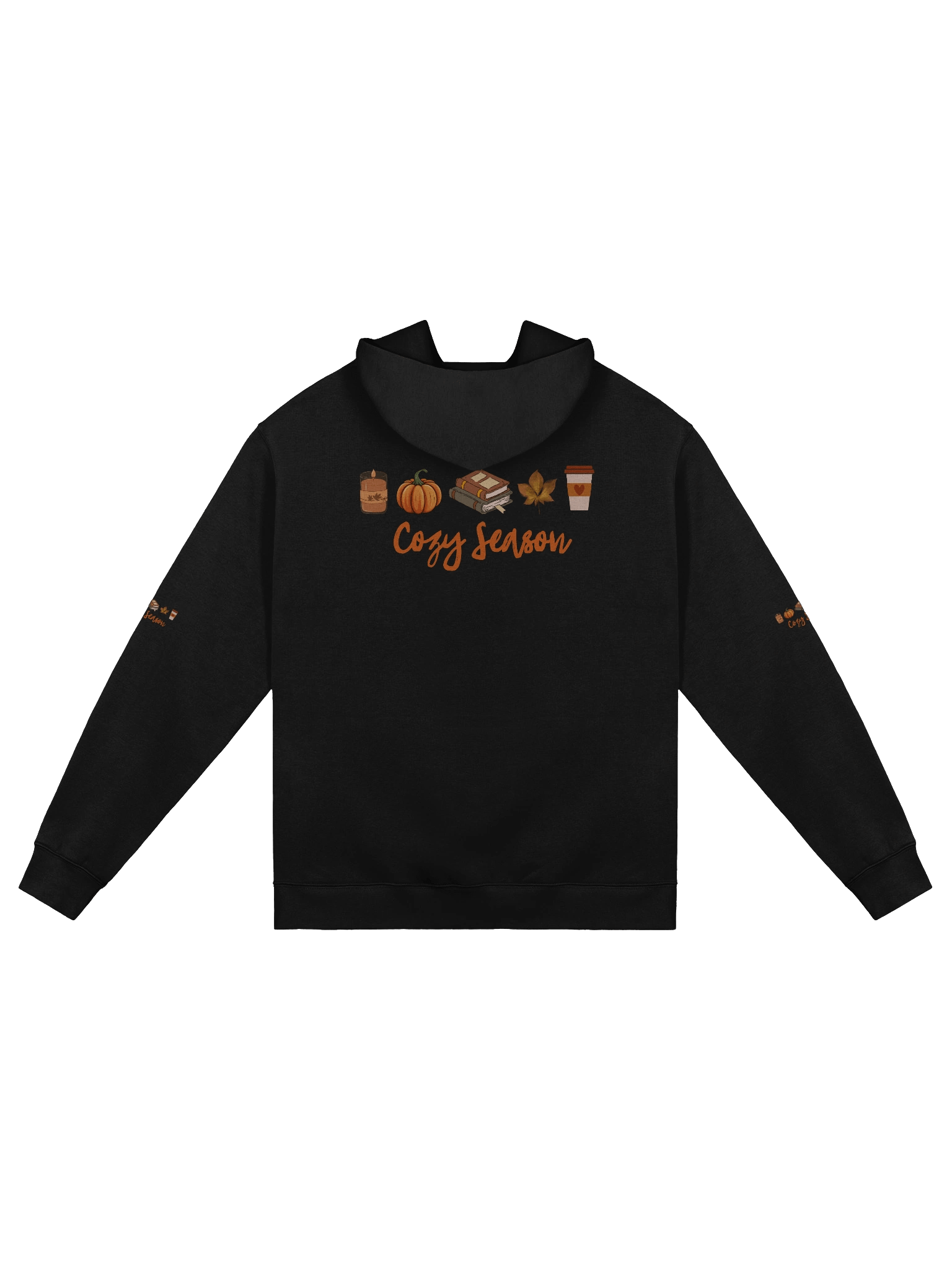 Cozy Season Hoodie – Autumn Coffee, Candles, Books & Pumpkin Vibes product image (8)