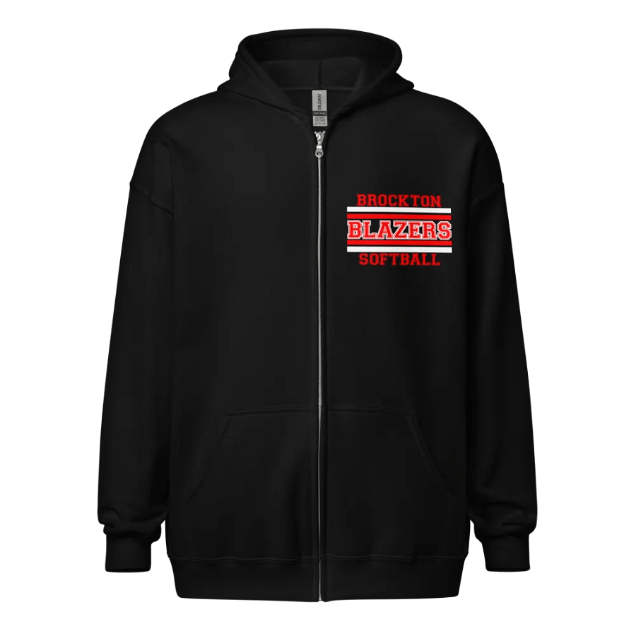 Brockton Blazers Softball Zip Hoodie - Black product image (1)