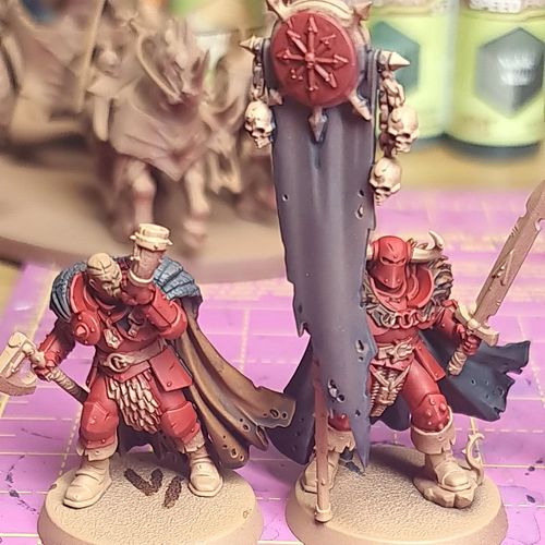 #Commission #WIP 
Slaves To Darkness AoS Spearhead Commission!

Were going Zorn palette!

#Warhammer #AoS #GamesWorkshop #Sla...