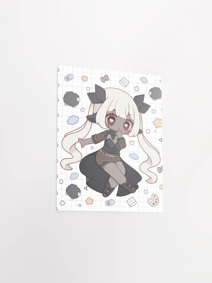 Lila Chibi Doodle Matte Poster product image (3)
