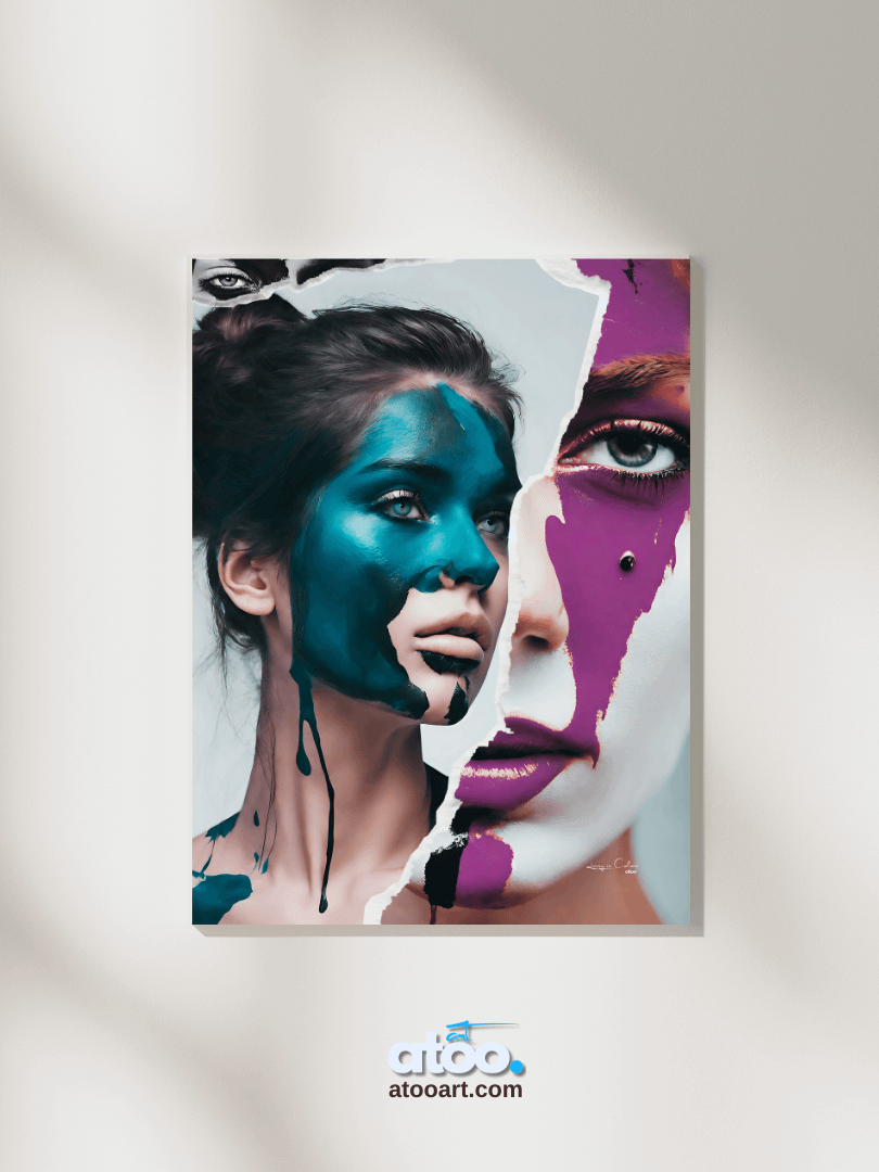 Living in Colors | Three color clash... | Collage Wall Art product image (4)