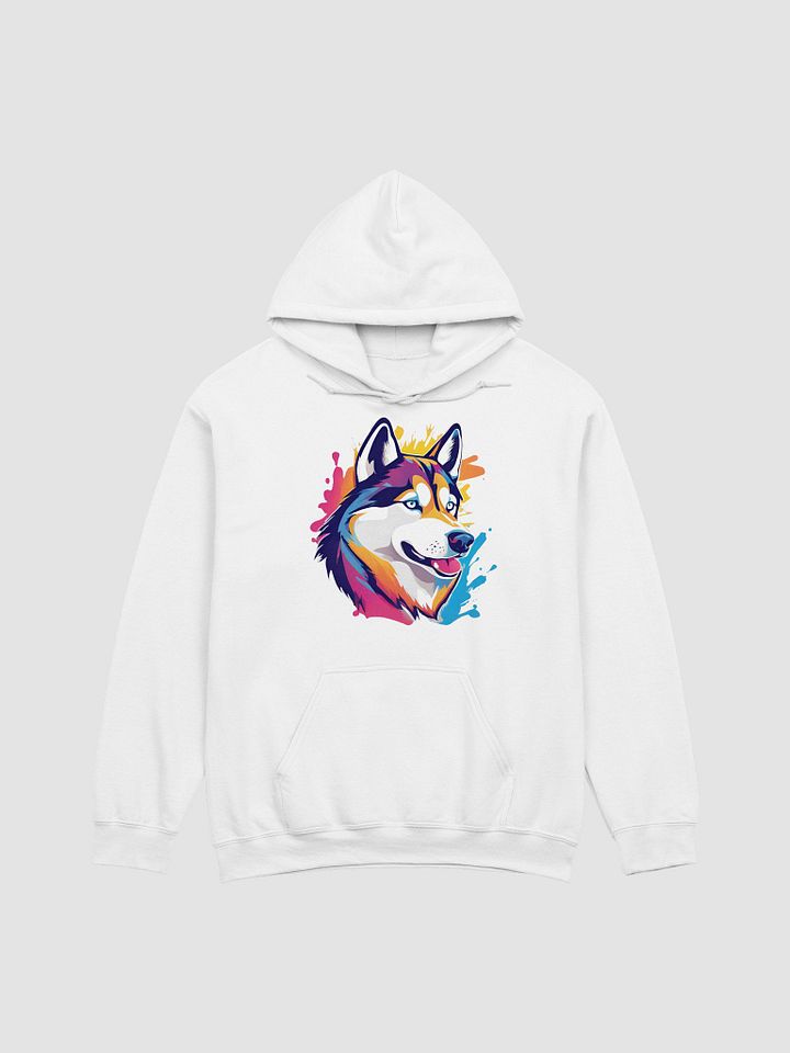 Colorful Siberian Husky Classic Hoodie product image (50)