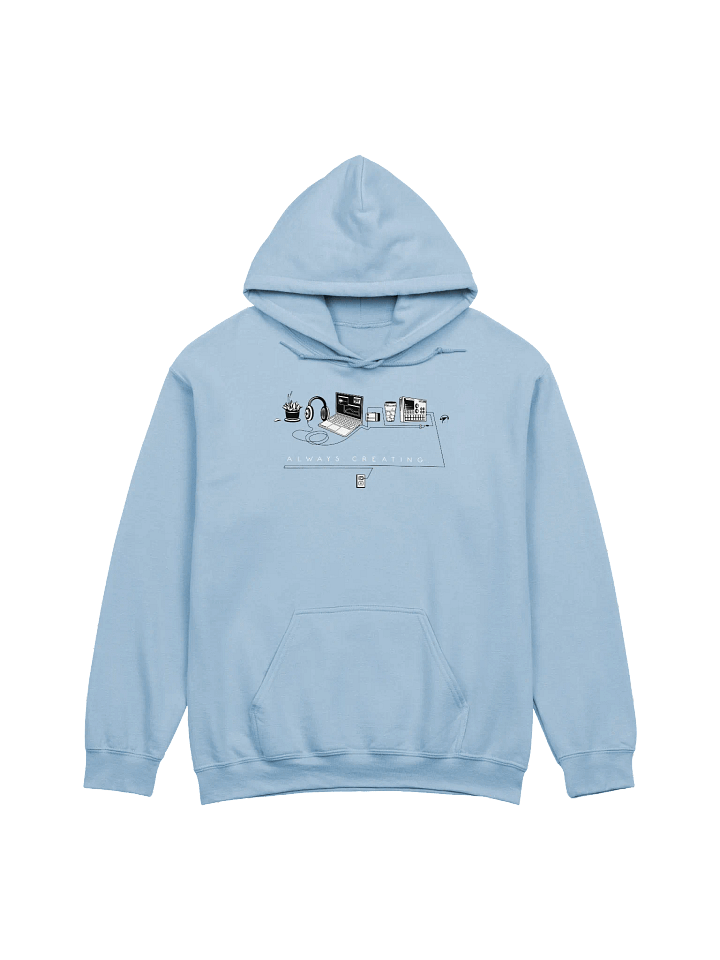 Always Creating: the Production Process unisex hoodie product image (1)