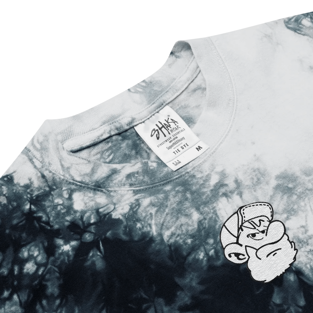 Oversized Tie-Dye T-shirt w/ White Logo product image (8)