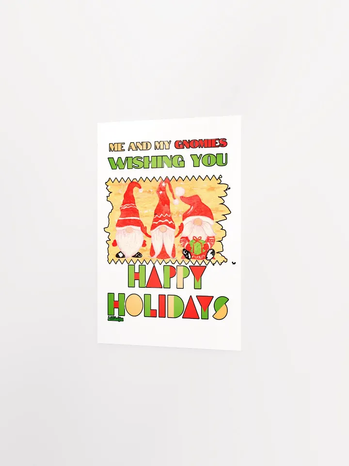 ME AND MY GNOMIES WISHING YOU HAPPY HOLIDAYS product image (8)