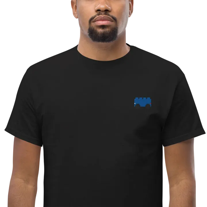Brick-Car Tee Stitched Blue product image (18)