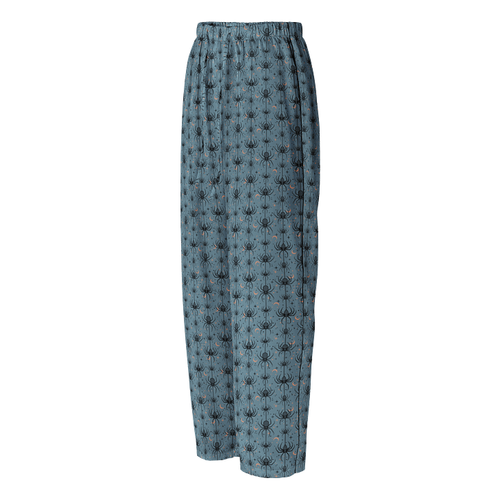 Spooky Spiders Halloween Pajama Pants in Soft Indigo product image (1)