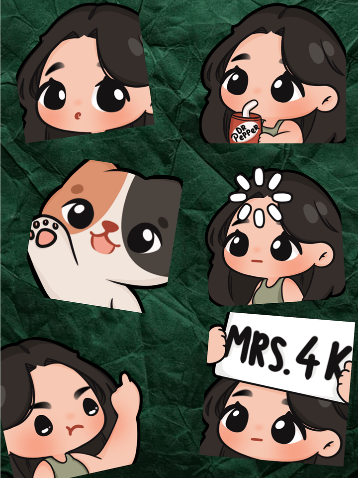 Lidyuh [NEW] Emote Sticker Set product image (1)