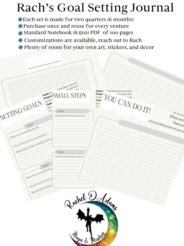 Rach's Goal Setting Journal product image (1)