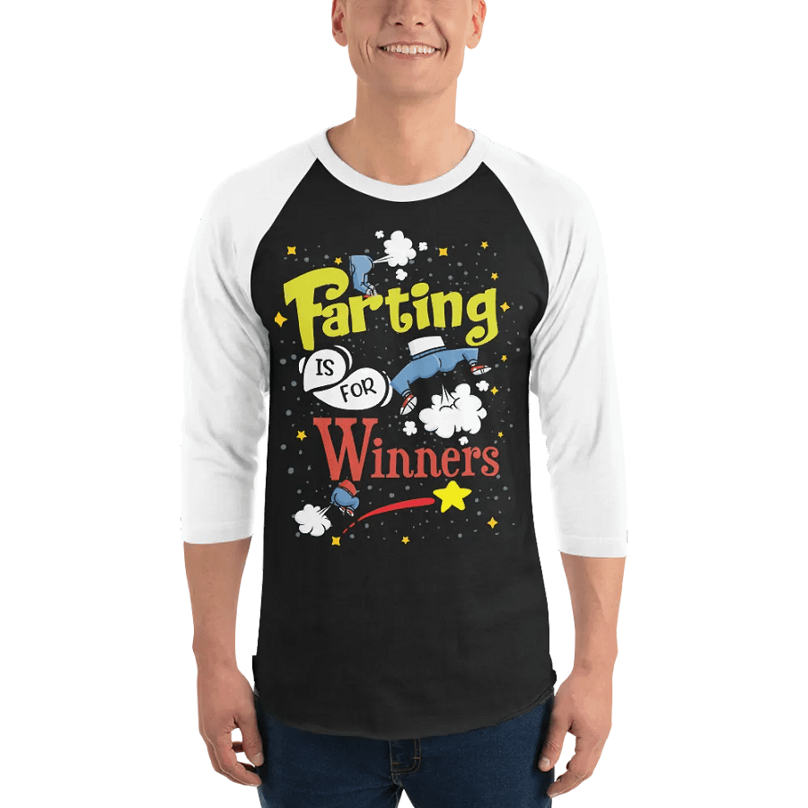 Farting Is For Winners raglan product image (7)